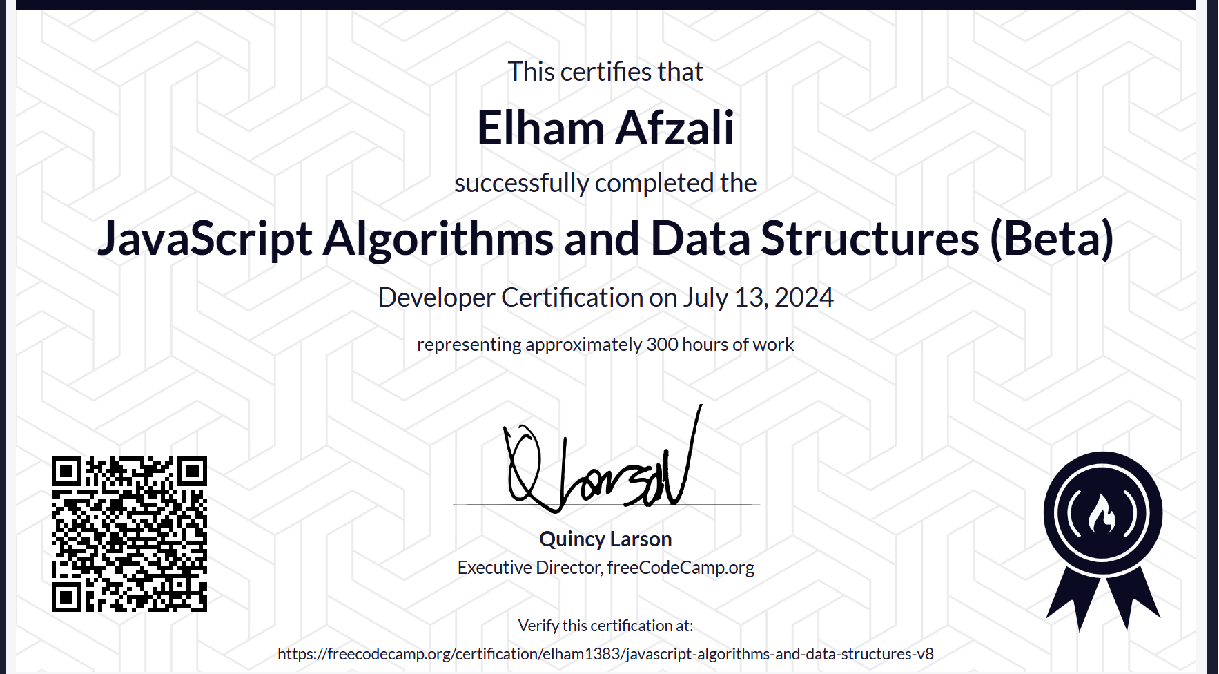 JavaScript Certificate